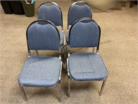 4 matching office chairs