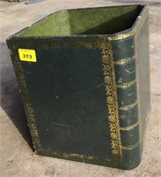 12x10x10 Leather Library bin