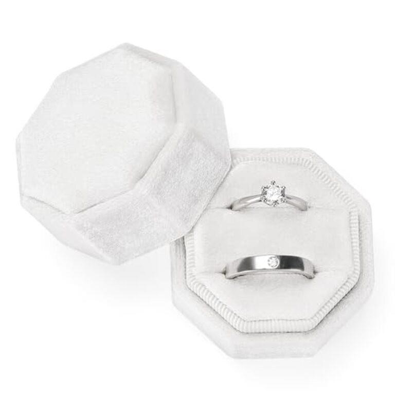 Etercycle Velvet Ring Box, Octagon Gorgeous