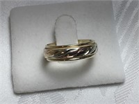 10K Tricolour Gold Ring