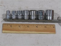 Snap-On 3/8" Drive Sockets 1/4" - 9/16"