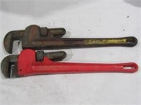 2- Pipe Wrenches 18"