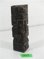 Aztec Maya Priest Wood figure 7" Tall