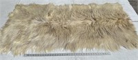 Long-haired cowhide rug 65” x 32”