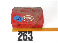 Tire repair kit in tin box Red TECH