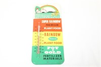 Vintage Super Rainbow Plant Food thermometer