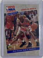 1993 Upper Deck Playoffs Michael Jordan Card