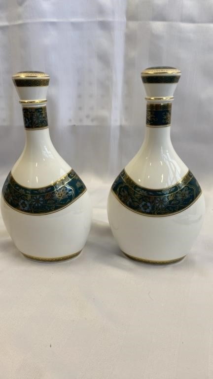Pair of Royal Doulton decanters