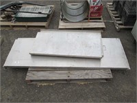 Pallet of Stainless Steel Pieces/Counters/Shelves