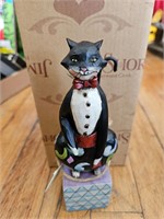 Enesco Alfred Tuxedo Cat Figurine