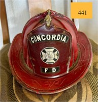 Vintage Concordia Fireman's Helmet