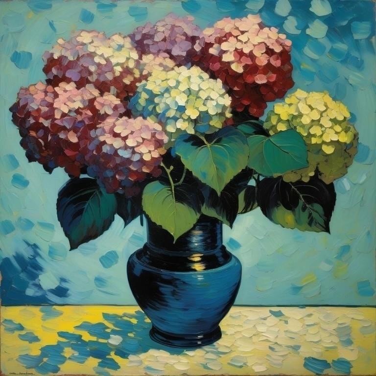 Hydrangea Harvest LTD EDT Signed by Van Gogh LTD