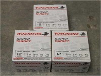 (3) Boxes Winchester Ammunition, Super Target,