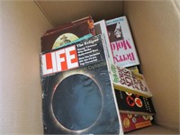 Box Lot: Asst. Books, Paperbacks & Magazines
