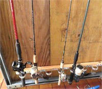 (4) Rod and Reels