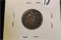 1884 Silver Love token