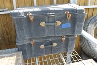 PLASTIC TOOL BOXES EMPTY X2