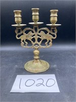 Brass Candle Stock - Lion Design