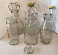 Great lot of vintage White House containers