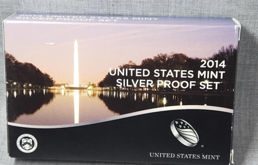 2014 United States Mint Silver Proof Set