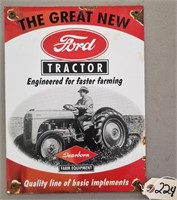 "Ford Tractor" Porcelain SIgn