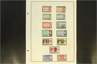 Montserrat Stamps Mint NH on pages in mounts,