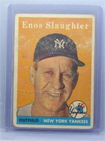 Enos Slaughter 1958 Topps