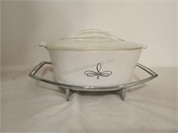Vintage Corningware Trefoil Casserole