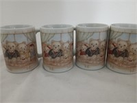 Vintage Otagiri Ceramic Mugs- Set of 4