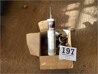 5 tubes of Brown Silicone Sealant