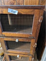 Potato and Onion Wooden Storage Cabinet