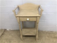 Painted 1-drawer Wash Stand