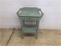 Painted 1-drawer Wash Stand