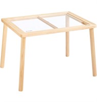$60 Beright Kids Table with 2 Acrylic Panels