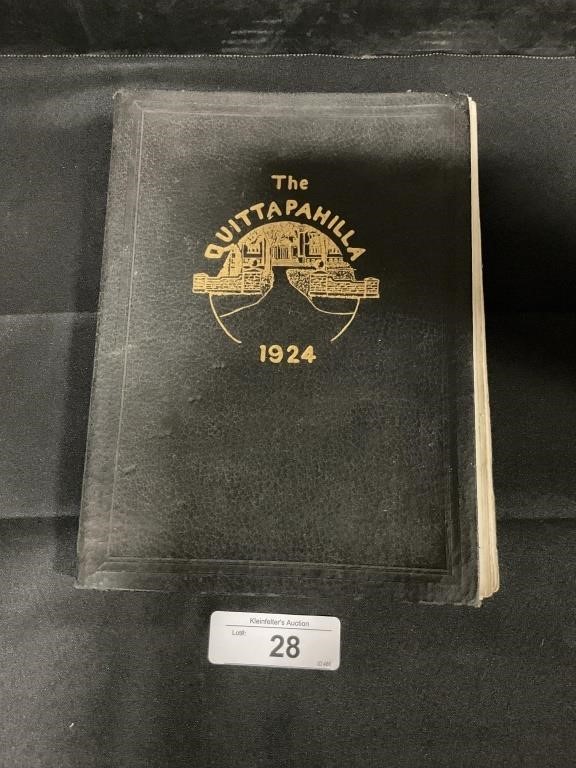 1924 Quittaphilla Historical Book.