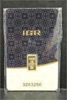 0.5 gram Gold Bar with Assay Card