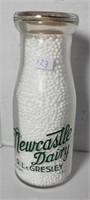 ACL MILK BOTTLE HP NEWCASTLE DAIRY GRESLEY GREEN