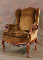 French (?) Wingback w/Cloven Feet