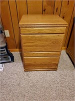 Wooden filing cabinet

27in tall