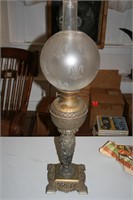Oil Lamp with Globe