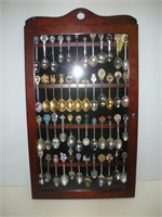 Souvenir Spoon Collection 48 pcs & Display Case 1