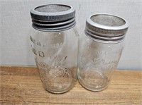 Antique CROWN Canning Jars 1936 &1942