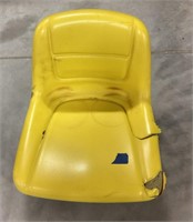 John Deere mower seat-plastic torn