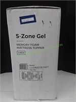 5-Zone Gel Memory Foam Mattress Topper