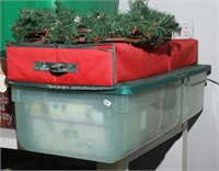 2 Containers full of Christmas packing supplies