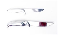 Knife (2) Vintage Gerber Belt Knives in Sheaths