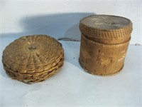 Small Native American Weaving Baskets