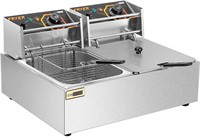 VIVO HOME Double Cylinder Electric Fryer