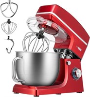 VIVO HOME 7.5 QT Red Stand mixer