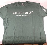 D3) New XL tshirt. Proper Twelve Irish Whiskey.